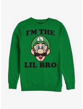 Nintendo Mario Luigi I'm The Lil Bro Sweatshirt, , hi-res