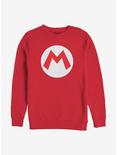 Nintendo Mario Icon Crew Sweatshirt, RED, hi-res
