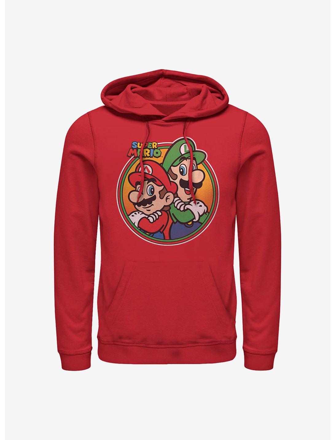 Nintendo Mario Brothers Hoodie, RED, hi-res