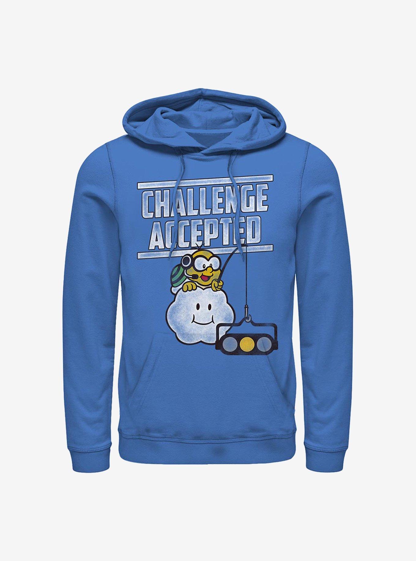 Nintendo Mario Challenge Accepted Hoodie, ROYAL, hi-res
