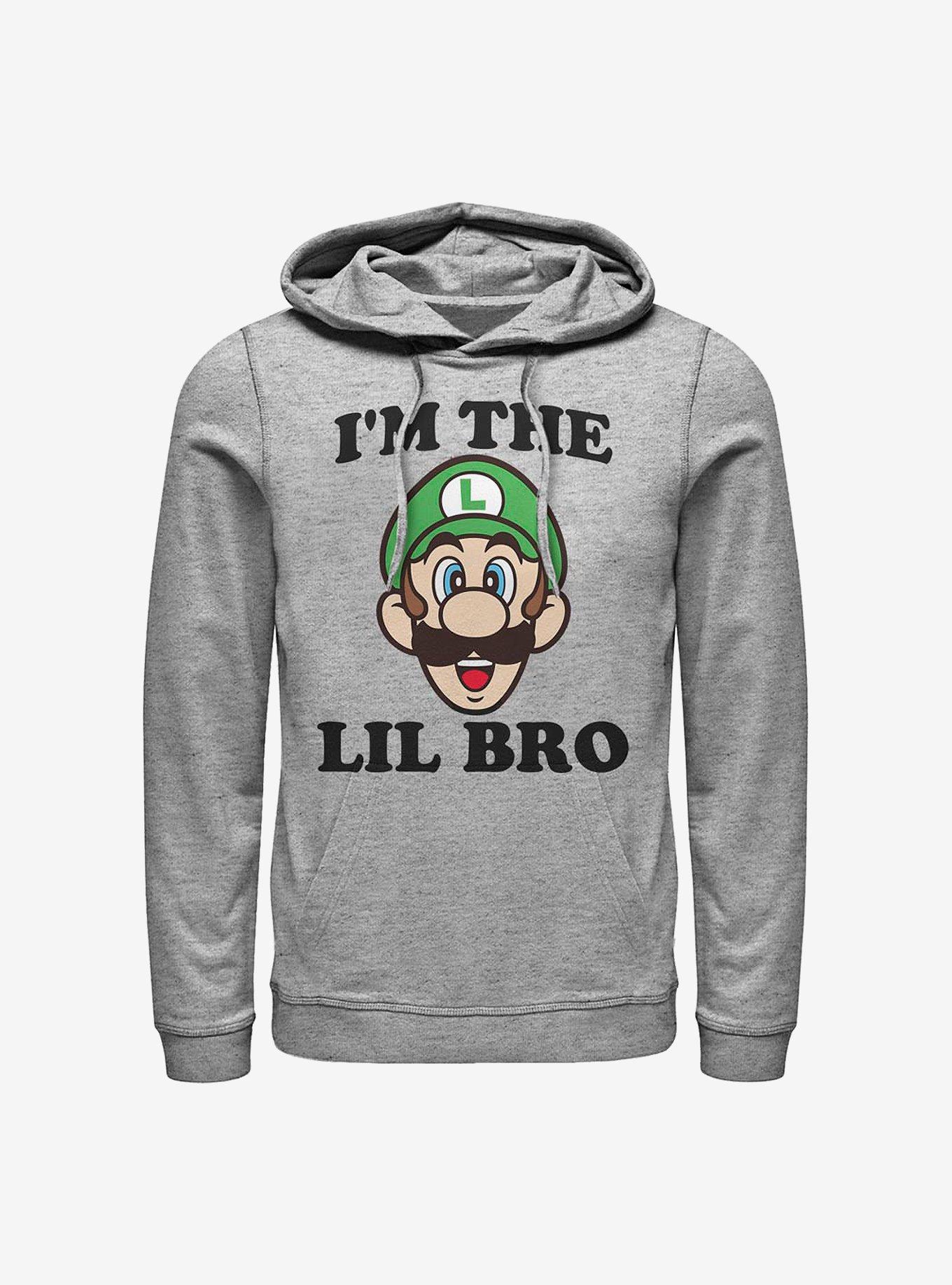 Nintendo Mario Luigi I'm The Lil Bro Hoodie, , hi-res