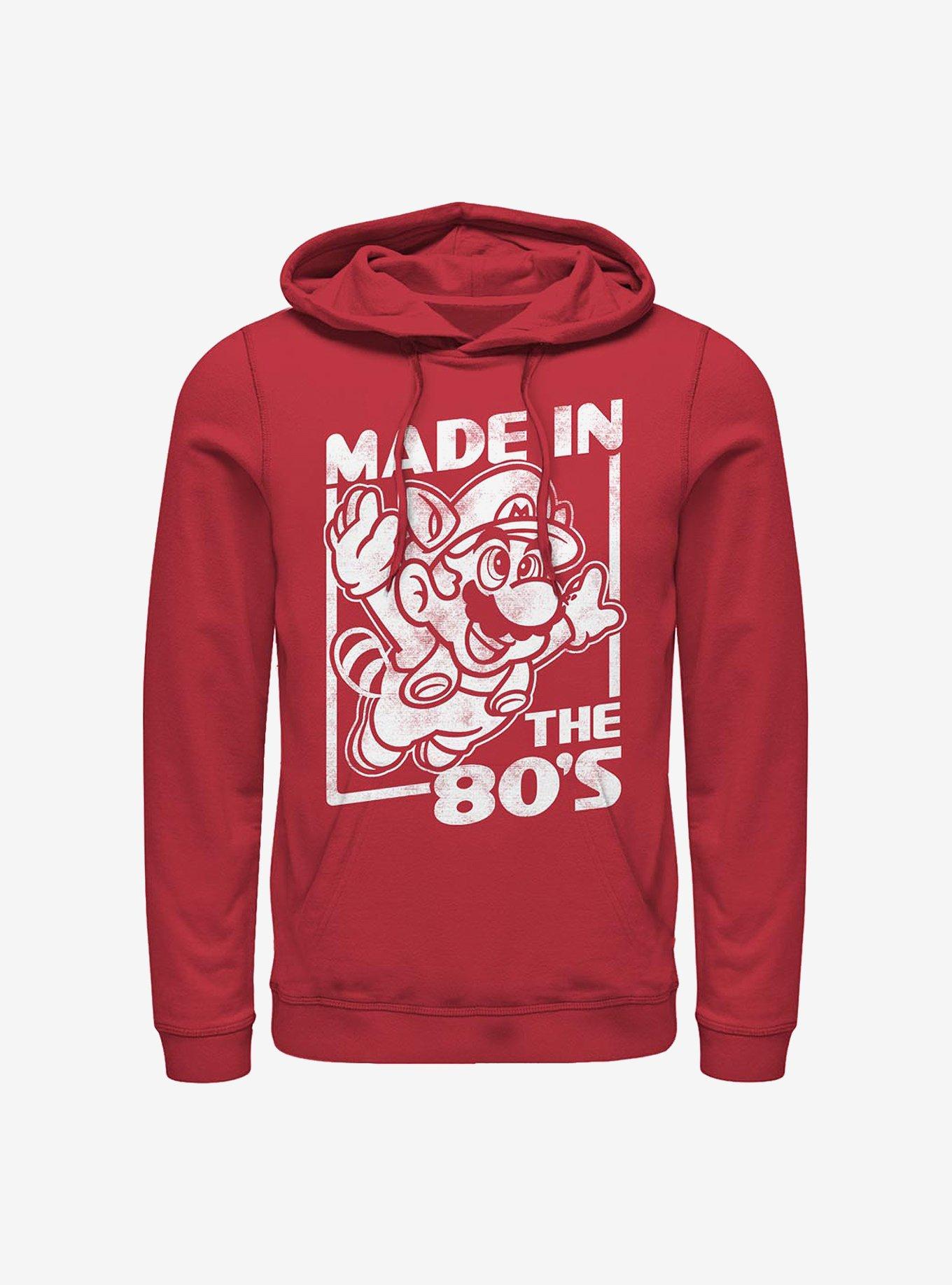 Red cheap nintendo hoodie