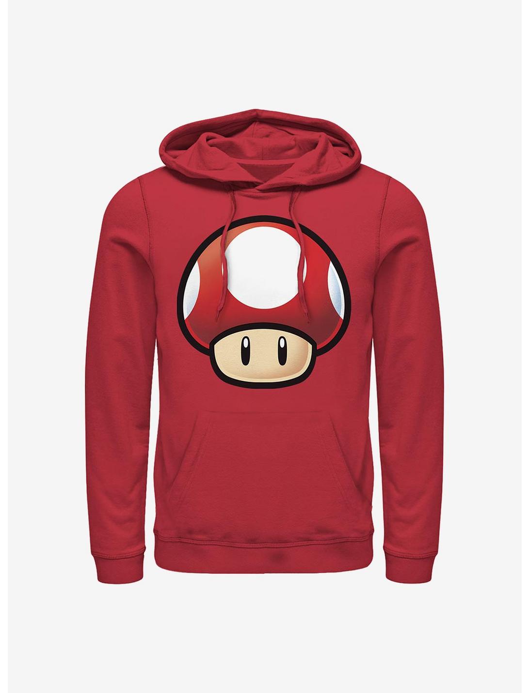 Nintendo Mario Red Mushroom Hoodie, RED, hi-res