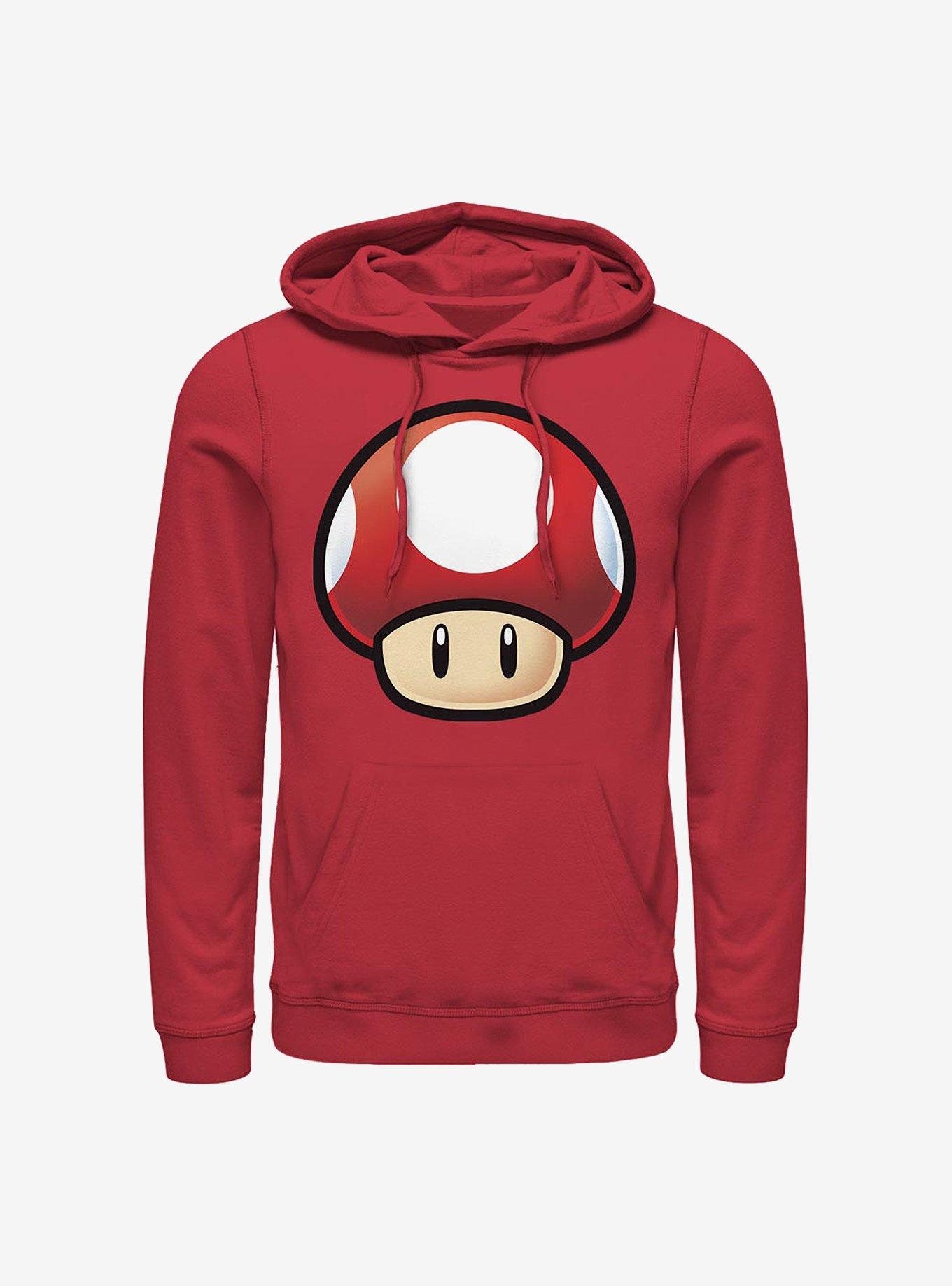 Nintendo Mario Red Mushroom Hoodie, , hi-res