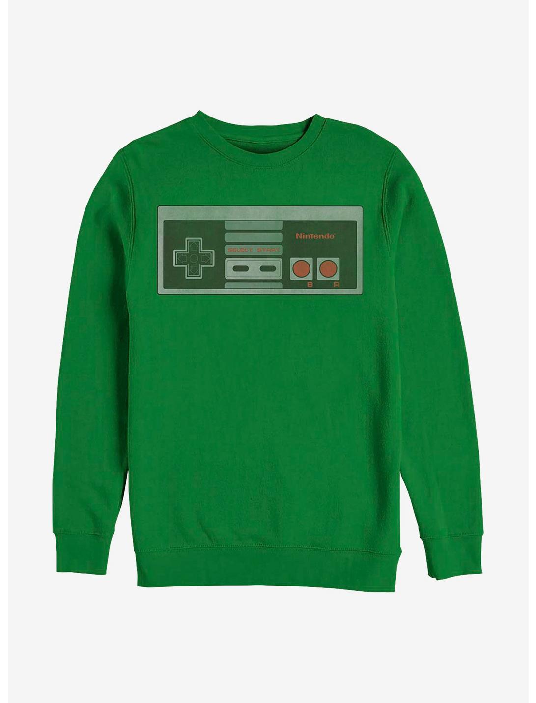 Nintendo Controller Crew Sweatshirt, KELLY, hi-res