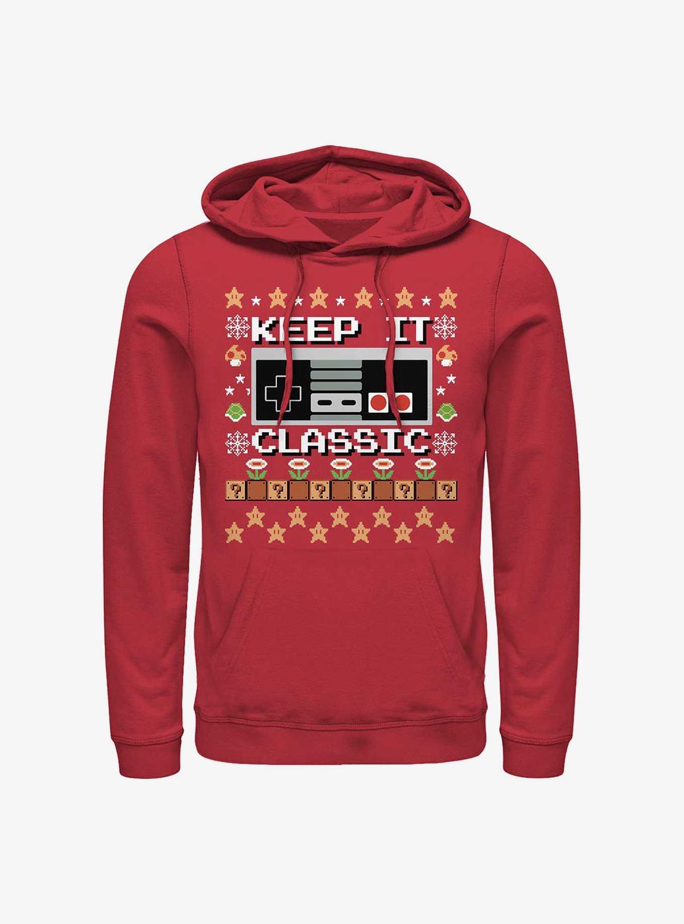 Nintendo Ugly Holiday Controller Hoodie, , hi-res