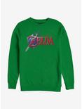 Nintendo Zelda Hey Ocarina Crew Sweatshirt, KELLY, hi-res