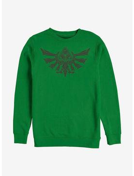 Nintendo Zelda Triforce Crew Sweatshirt, , hi-res