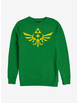 Nintendo Zelda Triumphant Triforce Crew Sweatshirt, , hi-res