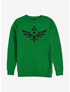 Nintendo Zelda Triumphant Triforce Crew Sweatshirt, , hi-res