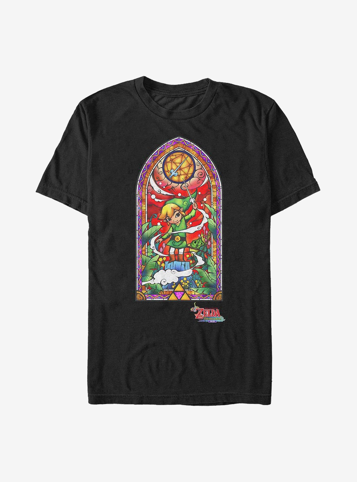 Nintendo Zelda Wind Waker Window T-Shirt, BLACK, hi-res