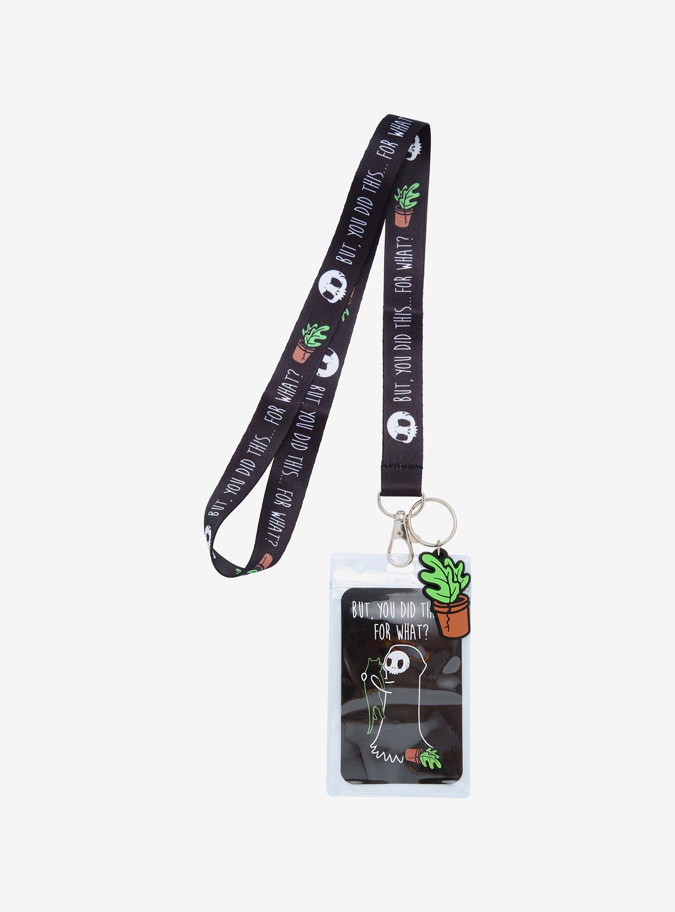 Reaper & Black Cat Plant Lanyard