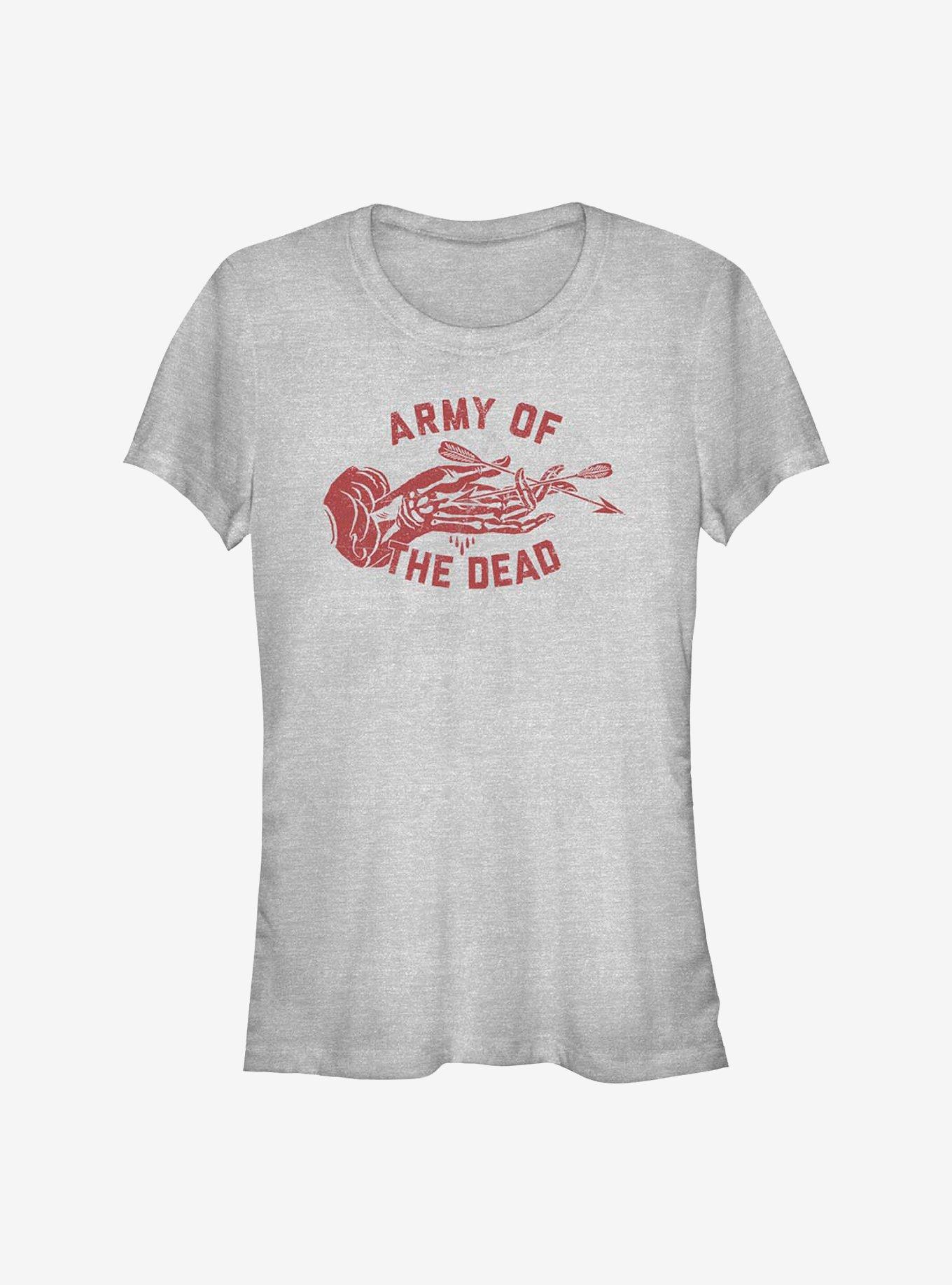 Army Of The Dead Arrows Logo Girls T-Shirt, ATH HTR, hi-res
