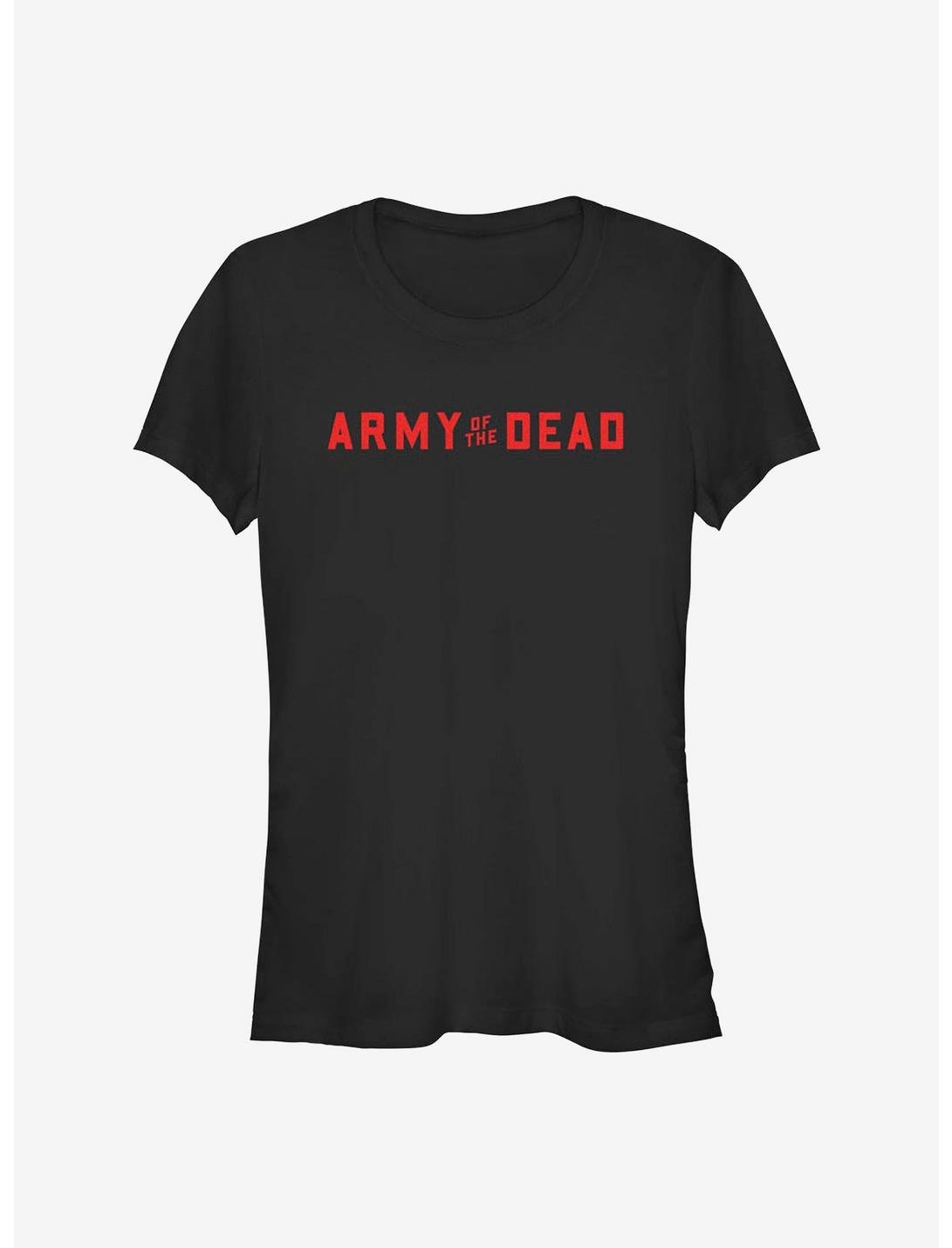 Army Of The Dead Red Logo Girls T-Shirt, BLACK, hi-res