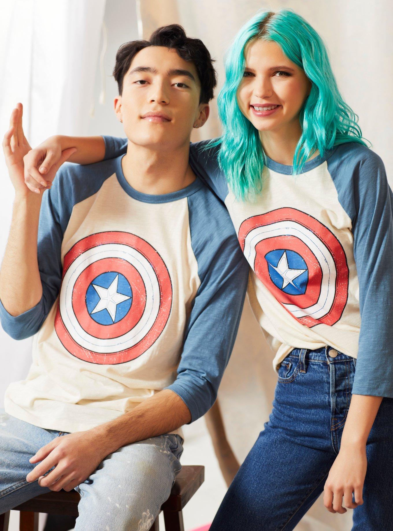 Our Universe The Falcon And The Winter Soldier Captain America Raglan T-Shirt, MULTI, hi-res