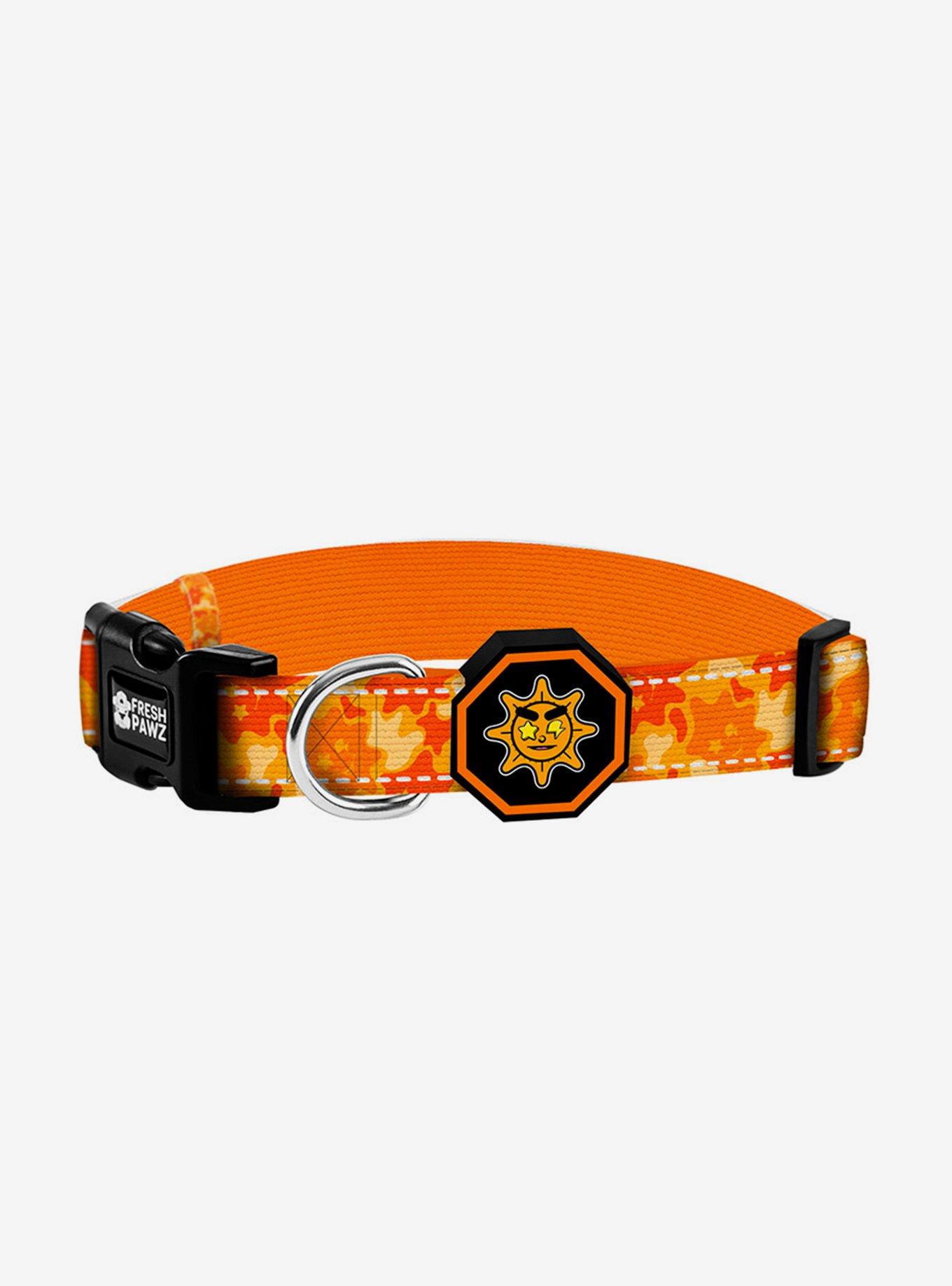 Glo Gang x Fresh Pawz Collar, ORANGE, hi-res