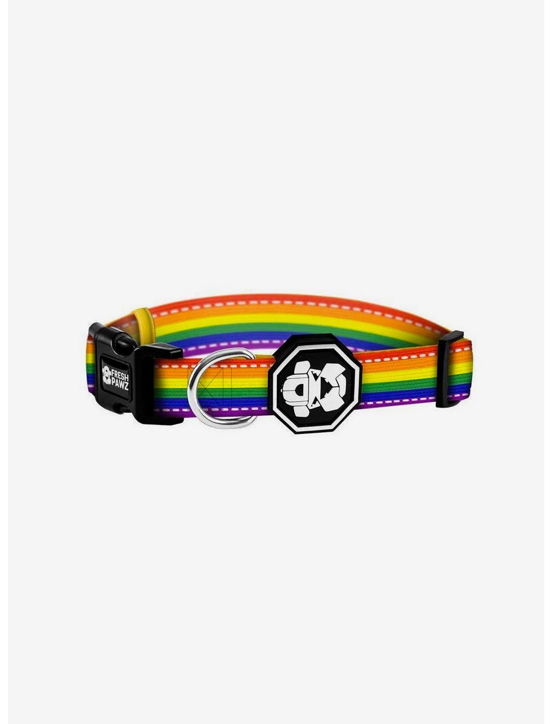 Fresh Pawz Rainbow Collar, RAINBOW, hi-res