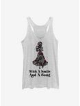Disney Snow White Patiently Waiting Womens Tank Top, WHITE HTR, hi-res