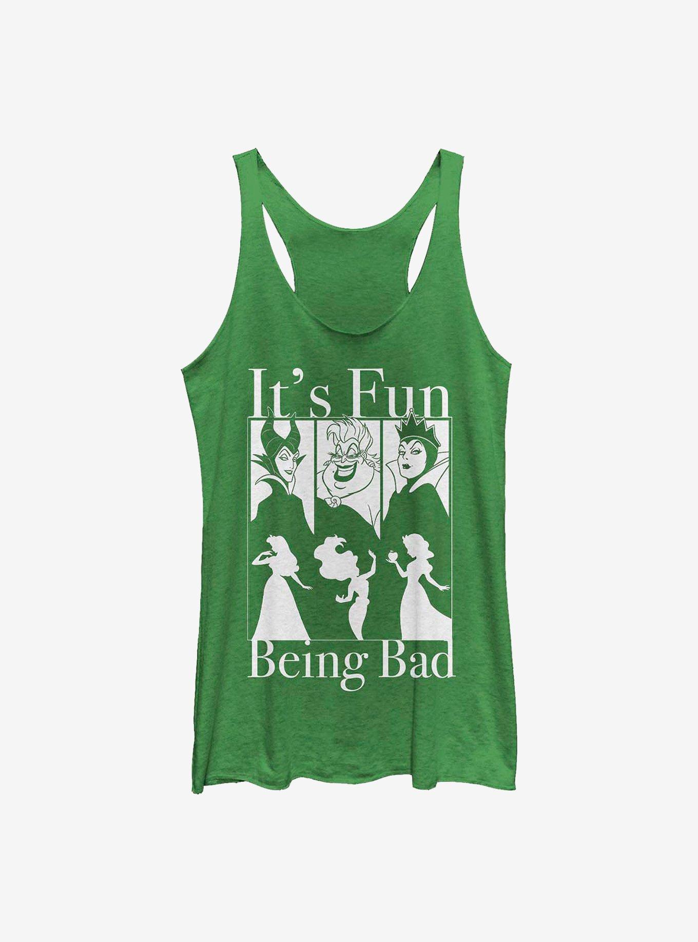 Disney Villains Bad Fun Womens Tank Top, ENVY, hi-res