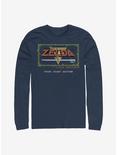 The Legend Of Zelda Pixelated Long-Sleeve T-Shirt, NAVY, hi-res