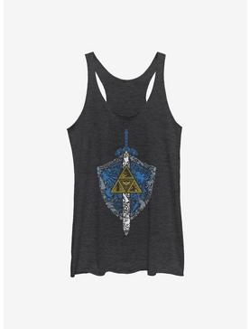 Plus Size The Legend Of Zelda Iconic Weapon Womens Tank Top, , hi-res