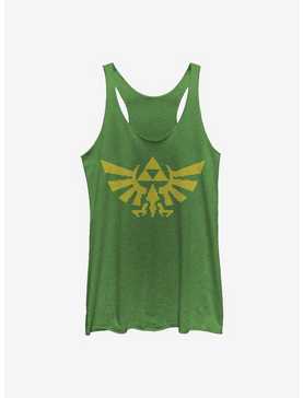 The Legend Of Zelda Ugly Sweater Triforce Womens Tank Top, , hi-res