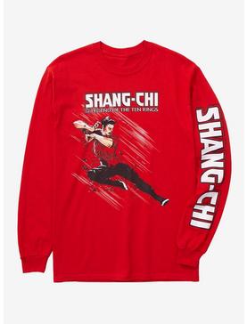 Marvel Shang-Chi Flying Kick Long Sleeve T-Shirt - BoxLunch Exclusive, , hi-res