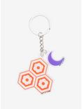InuYasha Sesshomaru Plum Blossoms & Crescent Moon Acrylic Keychain - BoxLunch Exclusive, , hi-res