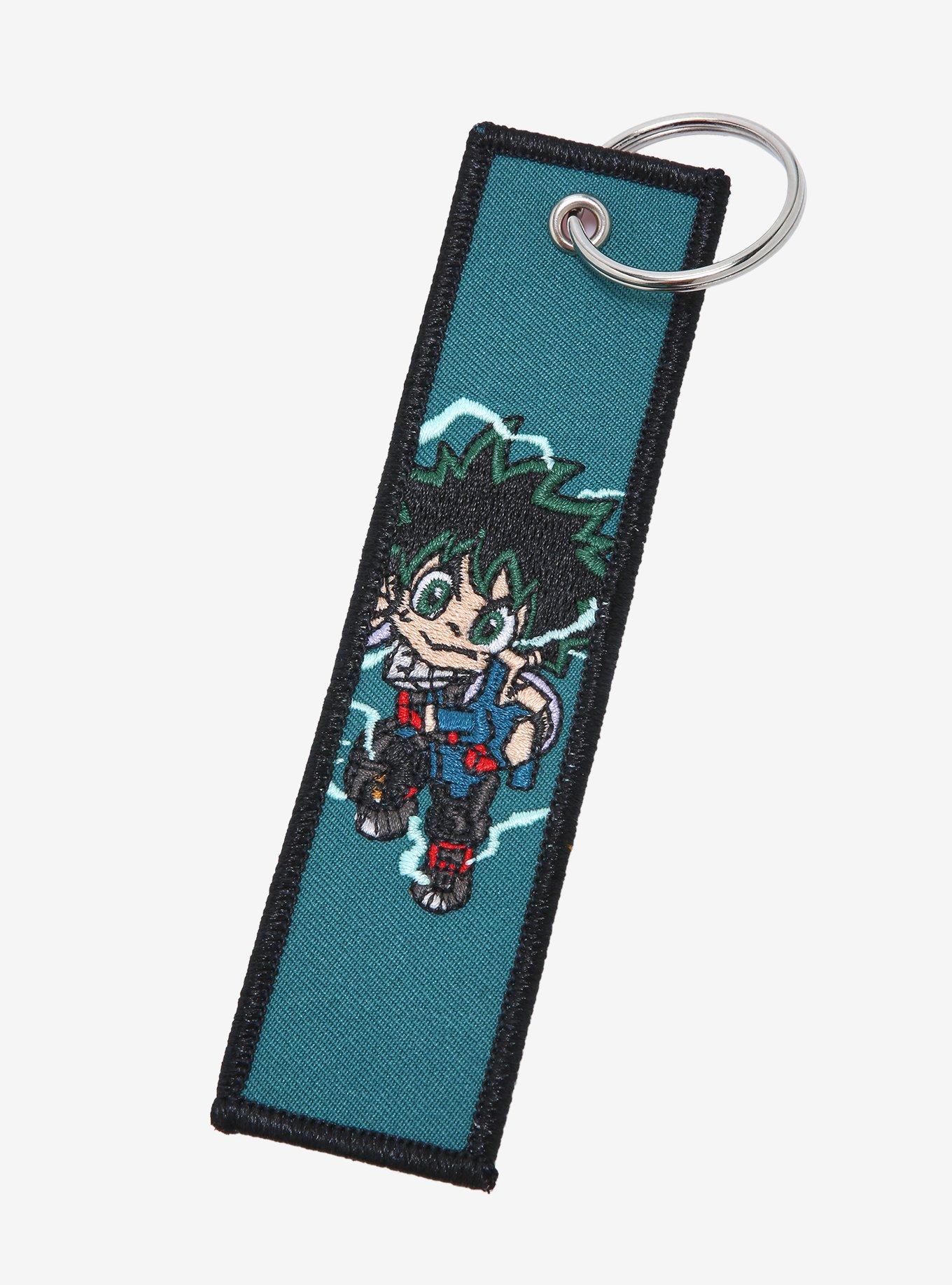 My Hero Academia Chibi Deku & Bakugo Fabric Tag Keychain - BoxLunch Exclusive, , hi-res
