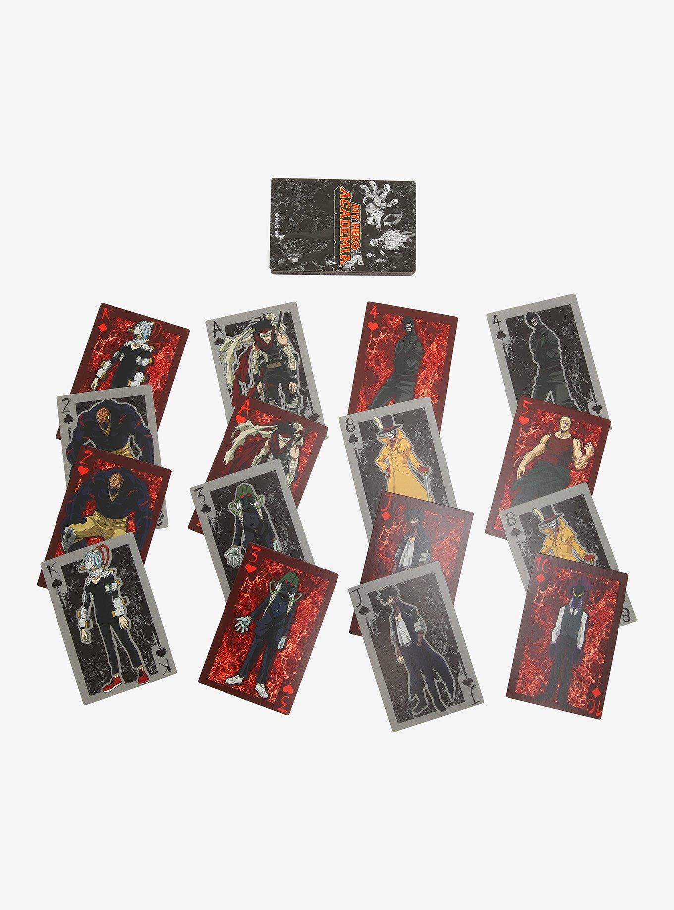 My Hero Academia League Of Villains Playing Cards, , hi-res