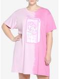 My Melody Strawberry Milk Oversized T-Shirt Dress Plus Size, MULTI, hi-res