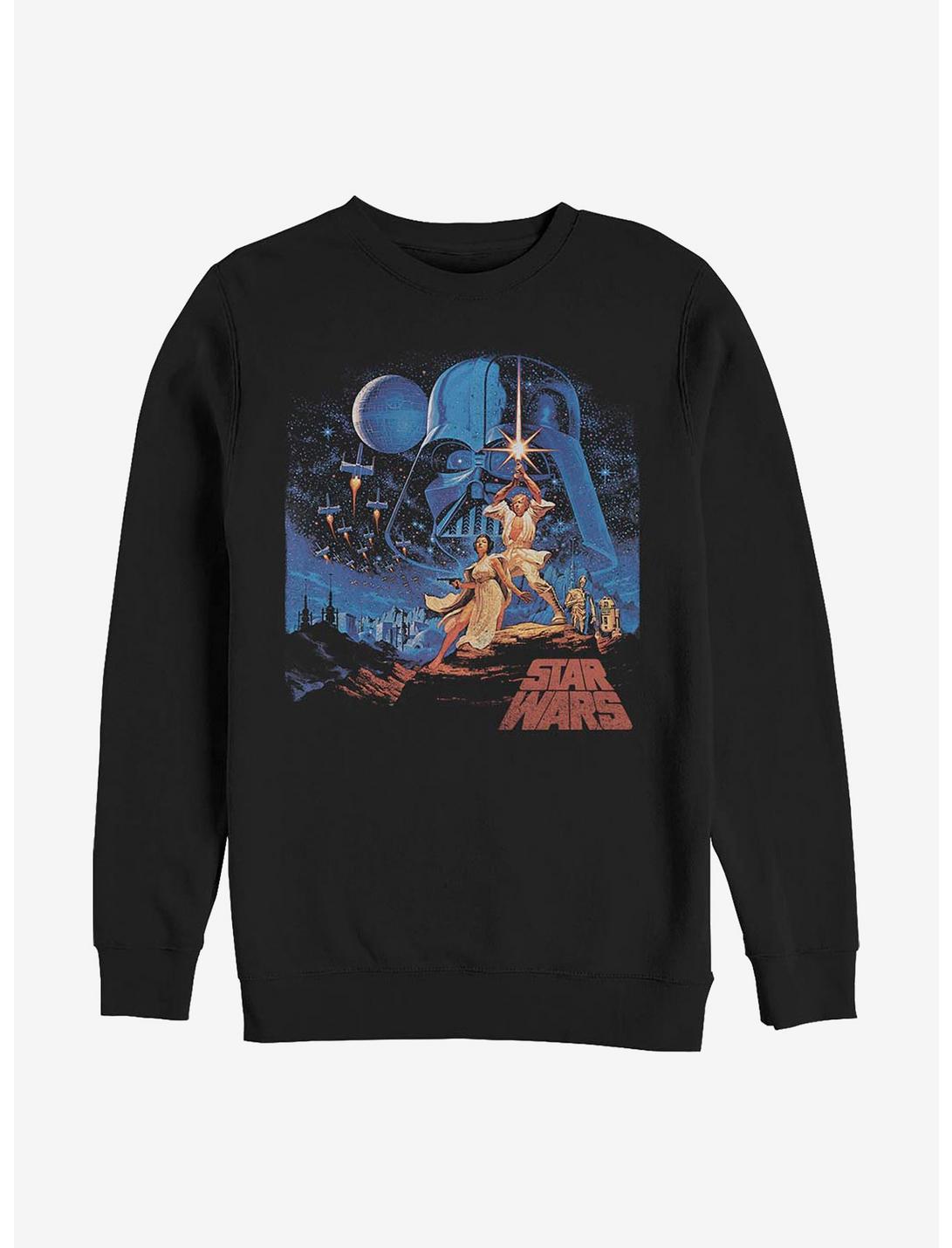 Star Wars All The Wars Crew Sweatshirt, BLACK, hi-res