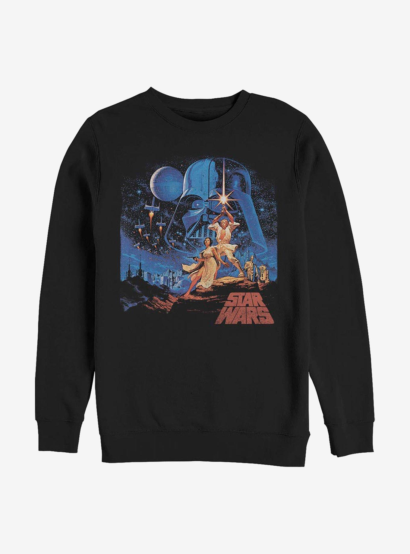 Star Wars All The Wars Crew Sweatshirt, BLACK, hi-res