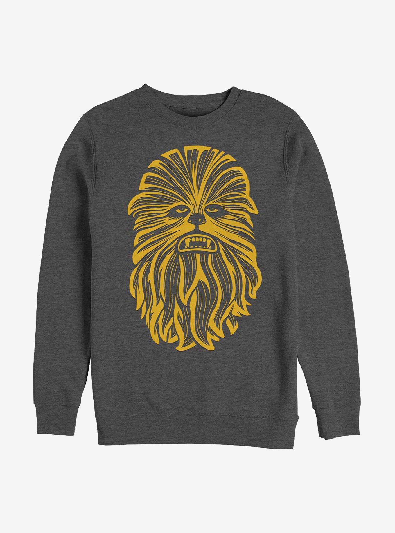 Star Wars Chewie Time Crew Sweatshirt, CHAR HTR, hi-res