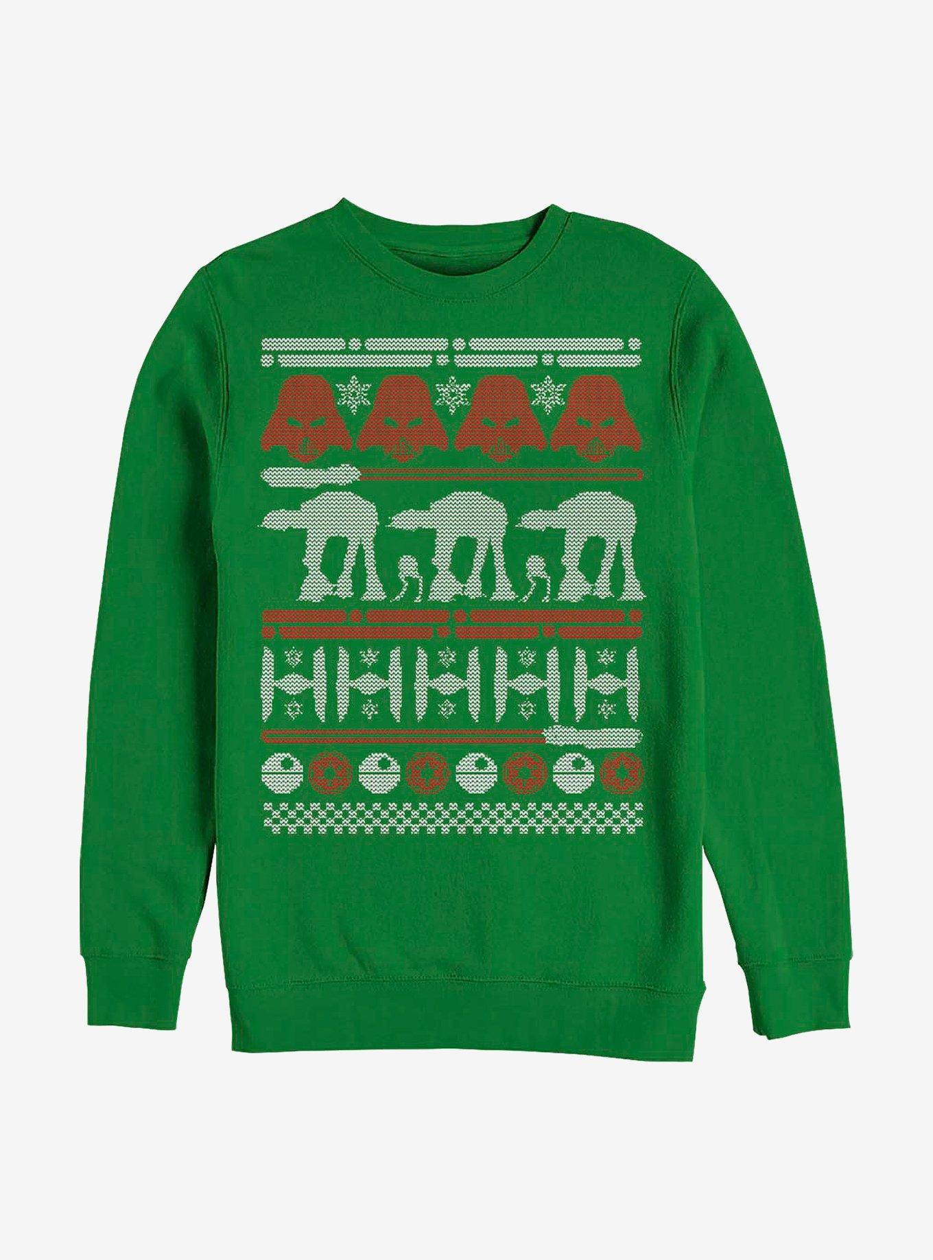 Star Wars Ugly Holiday Crew Sweatshirt, KELLY, hi-res