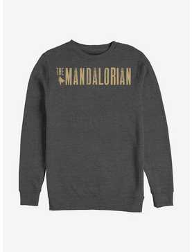 Star Wars The Mandalorian Simplistic Logo Crew Sweatshirt, , hi-res