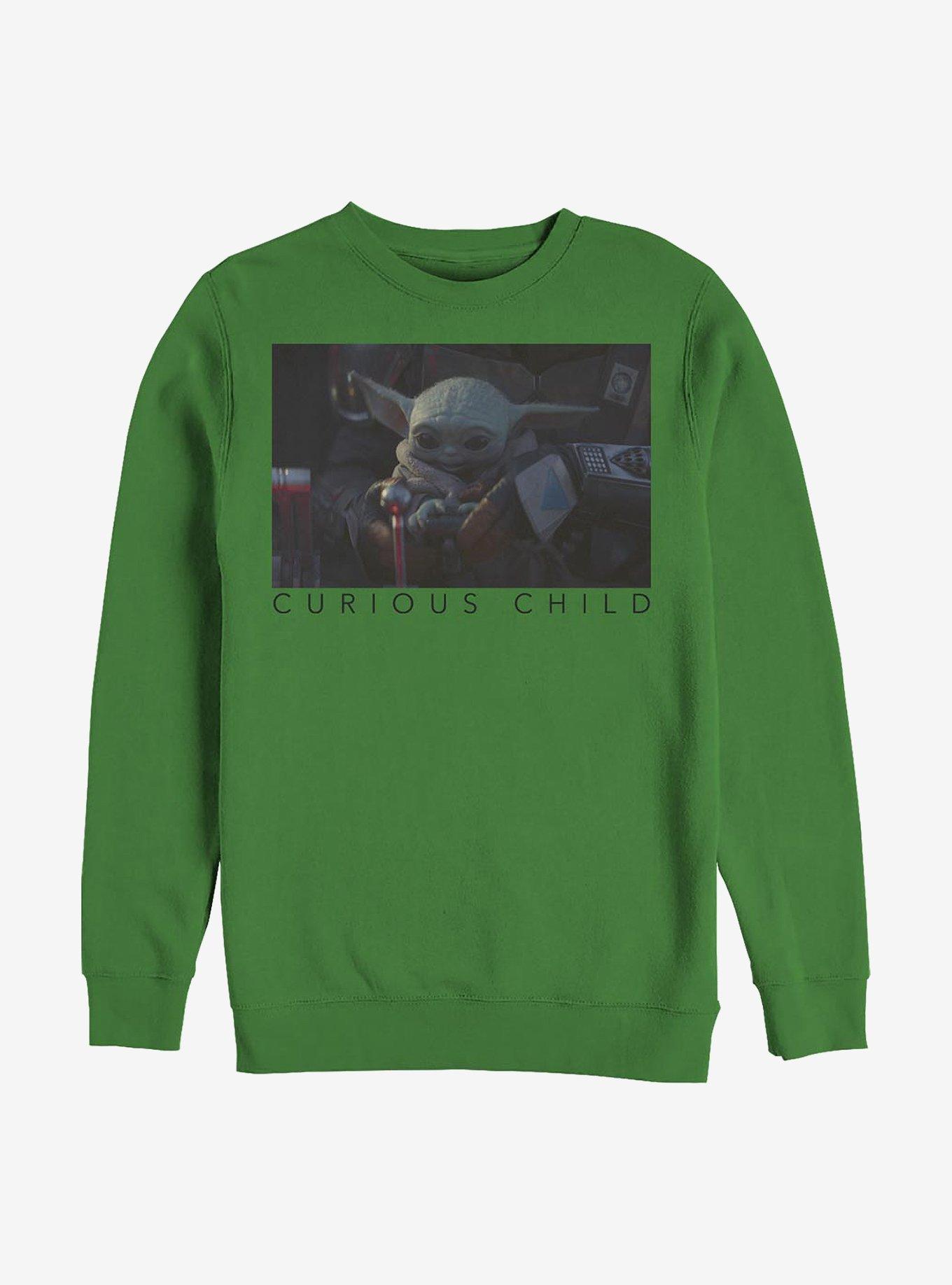 Star Wars The Mandalorian The Child Curious Photo Crew Sweatshirt, , hi-res