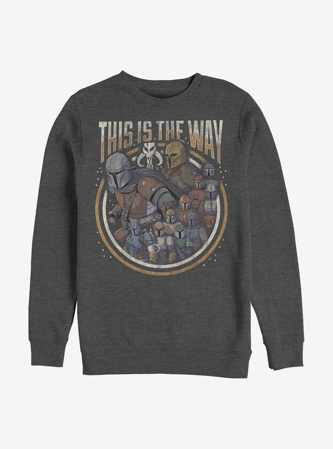 Star Wars The Mandalorian This Is The Way Group Crew Sweatshirt, , hi-res