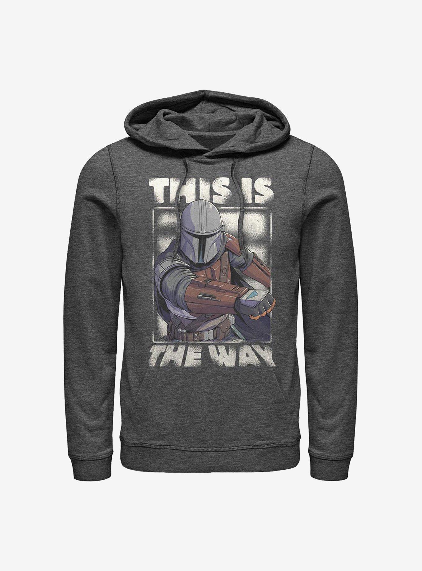 Star Wars The Mandalorian This Is The Way Hoodie, CHAR HTR, hi-res