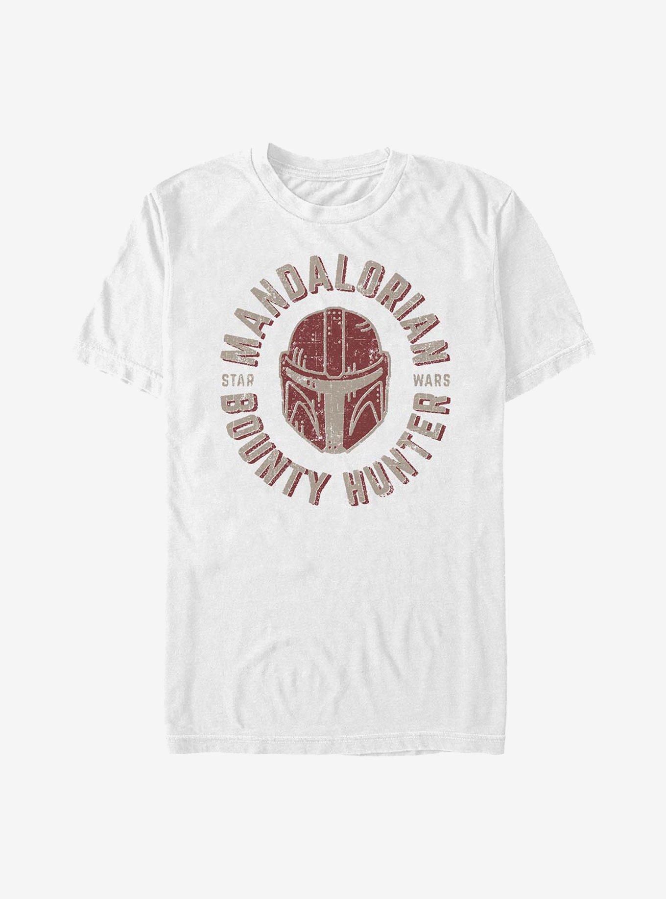 Star Wars The Mandalorian Lone Wolf T-Shirt, WHITE, hi-res