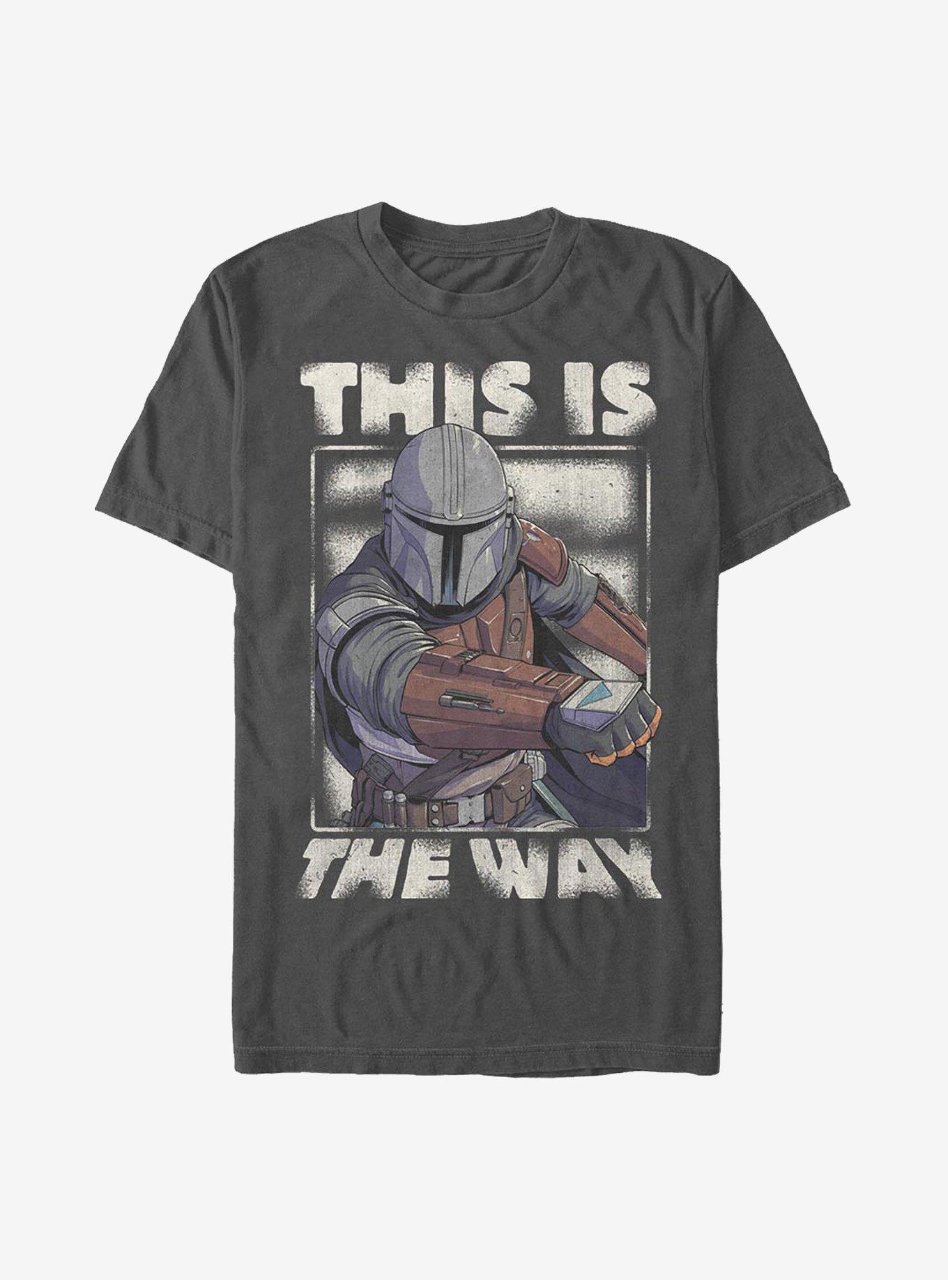 Star Wars The Mandalorian This Is The Way T-Shirt, CHARCOAL, hi-res