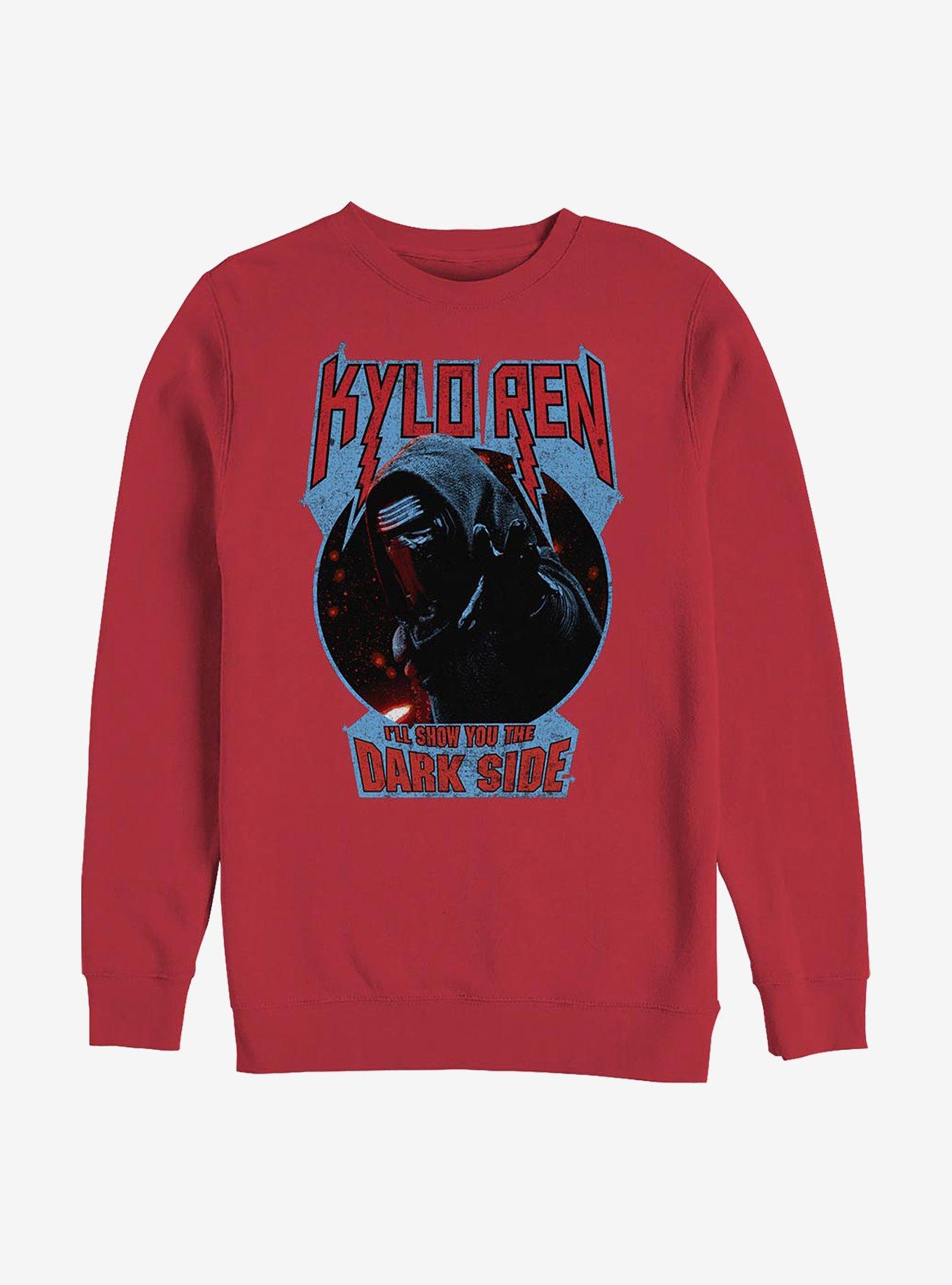 Star Wars: The Force Awakens Kylo Ren Show You The Dark Side Sweatshirt, RED, hi-res