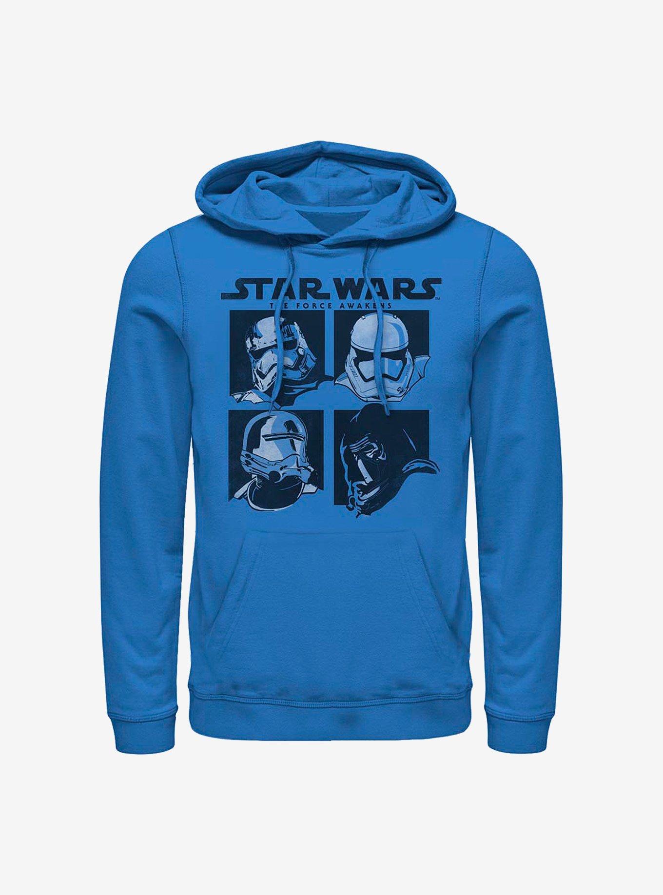 Star Wars: The Force Awakens Four Square Hoodie, ROYAL, hi-res