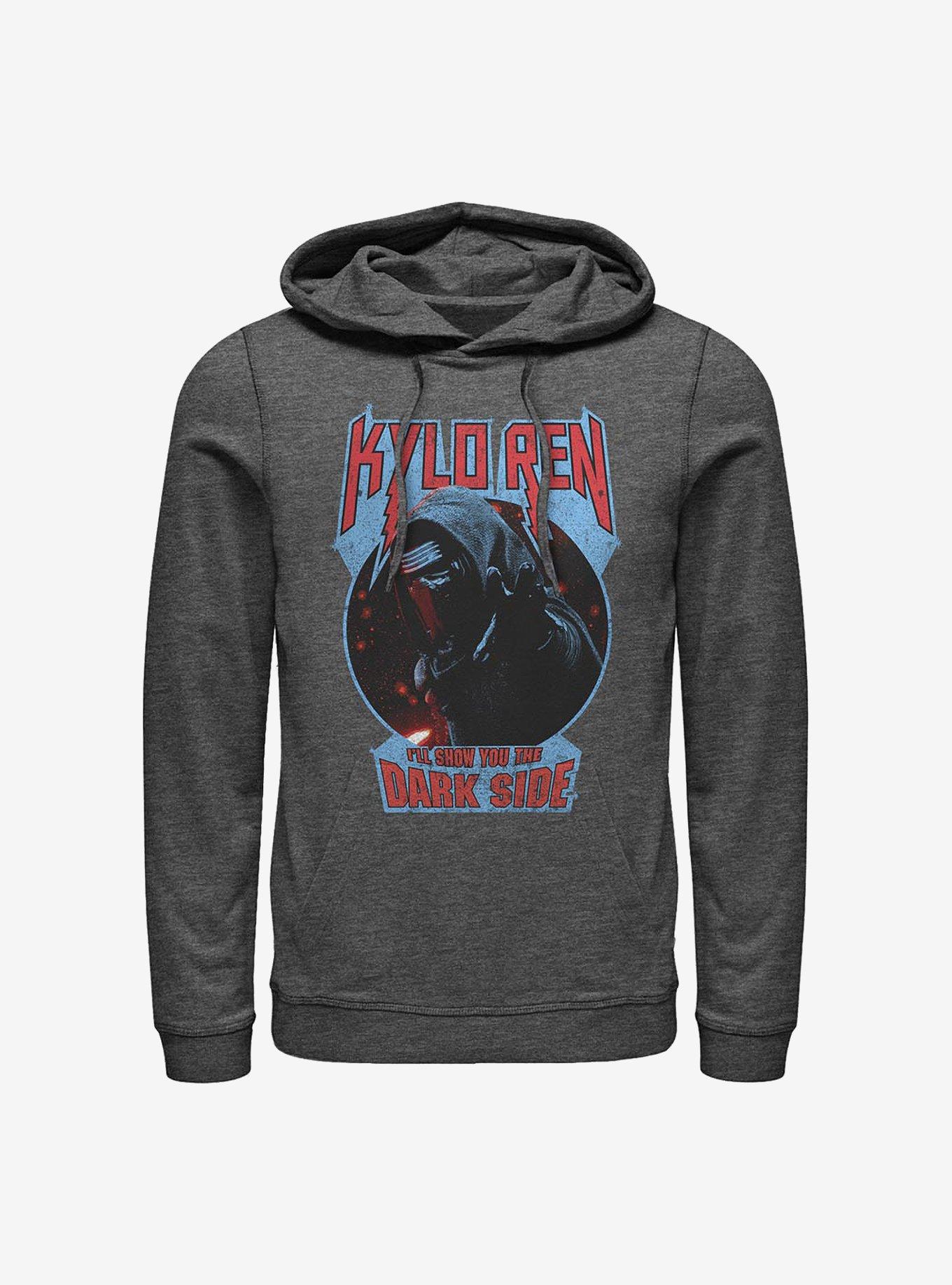 Star Wars: The Force Awakens Kylo Ren Show You The Dark Side Hoodie, CHAR HTR, hi-res