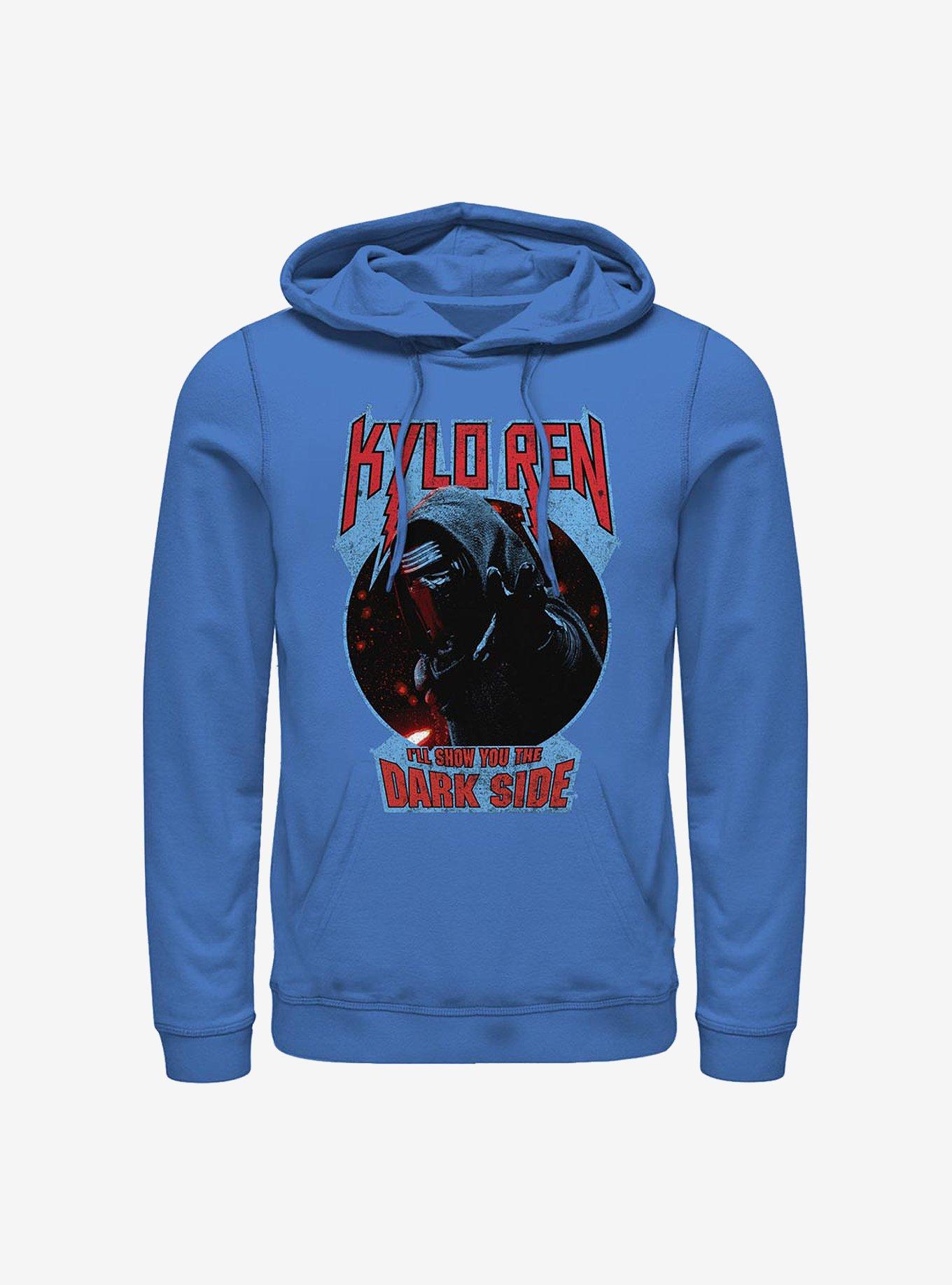 Star Wars: The Force Awakens Kylo Ren Show You The Dark Side Hoodie, ROYAL, hi-res