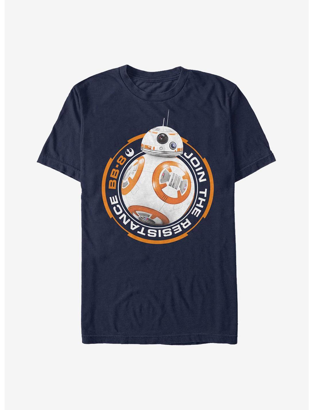 Star Wars: The Force Awakens BB-8 Rebel T-Shirt, NAVY, hi-res