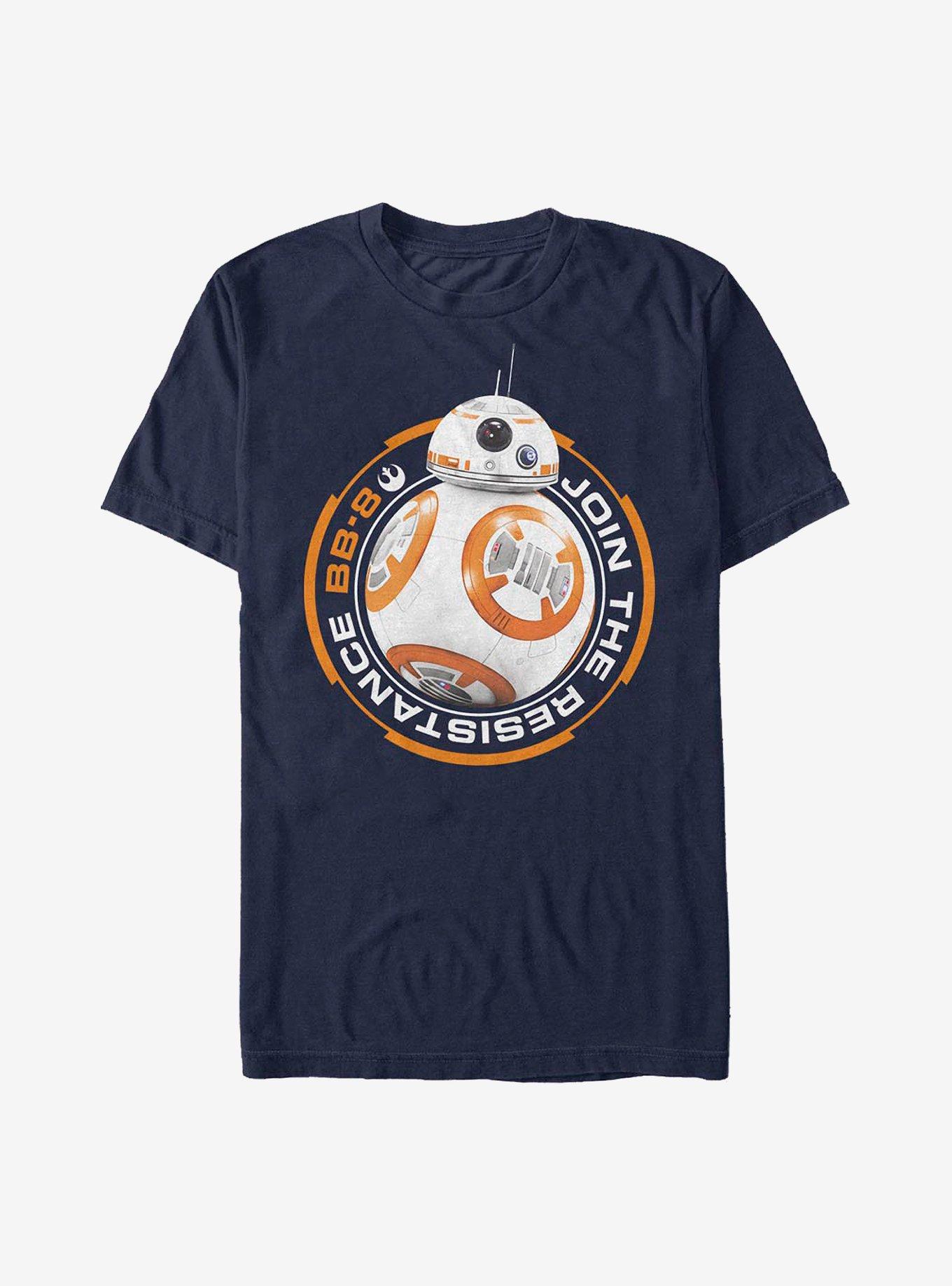 Star Wars: The Force Awakens BB-8 Rebel T-Shirt, NAVY, hi-res