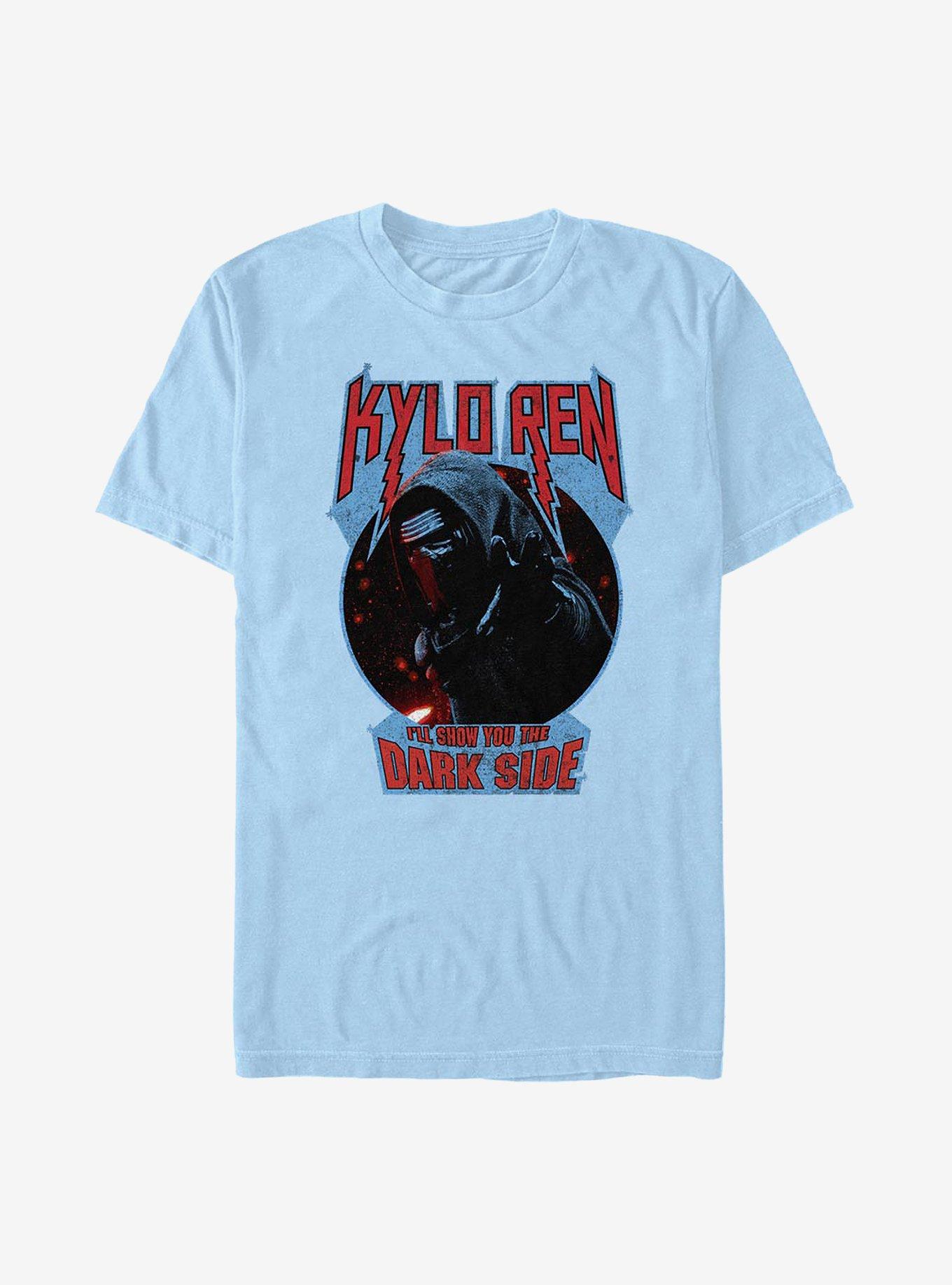 Star Wars: The Force Awakens Kylo Ren Show You The Dark Side T-Shirt, LT BLUE, hi-res