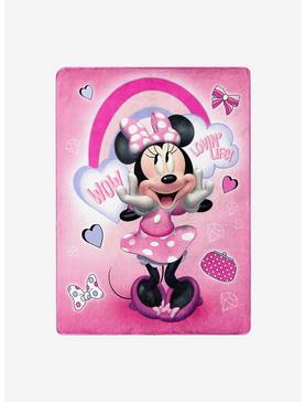Plus Size Disney Minnie Mouse Wow Minnie Silk Touch Throw, , hi-res