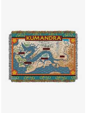 Disney Raya and the Last Dragon Kumandra Map Tapestry Throw Blanket, , hi-res